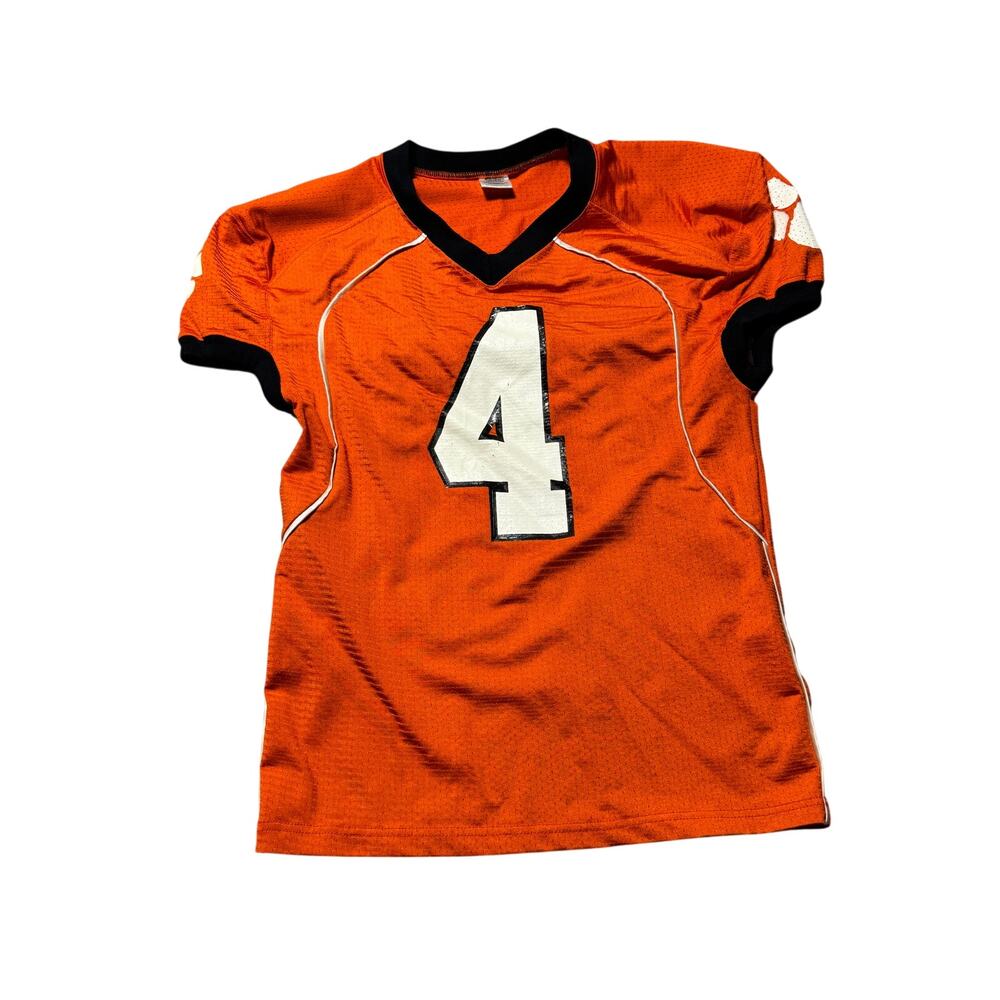Matt's Athletic Wear NCAA Football Jersey Mens M Orange Mesh Clemson Tigers #4 - Picture 2 of 16